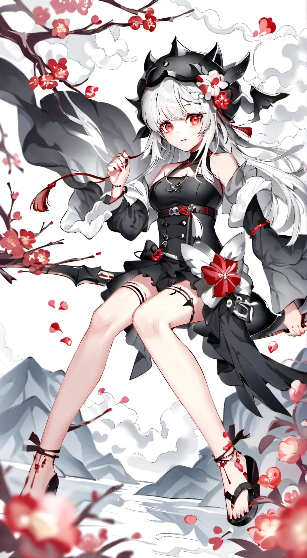 ai character: нялка background