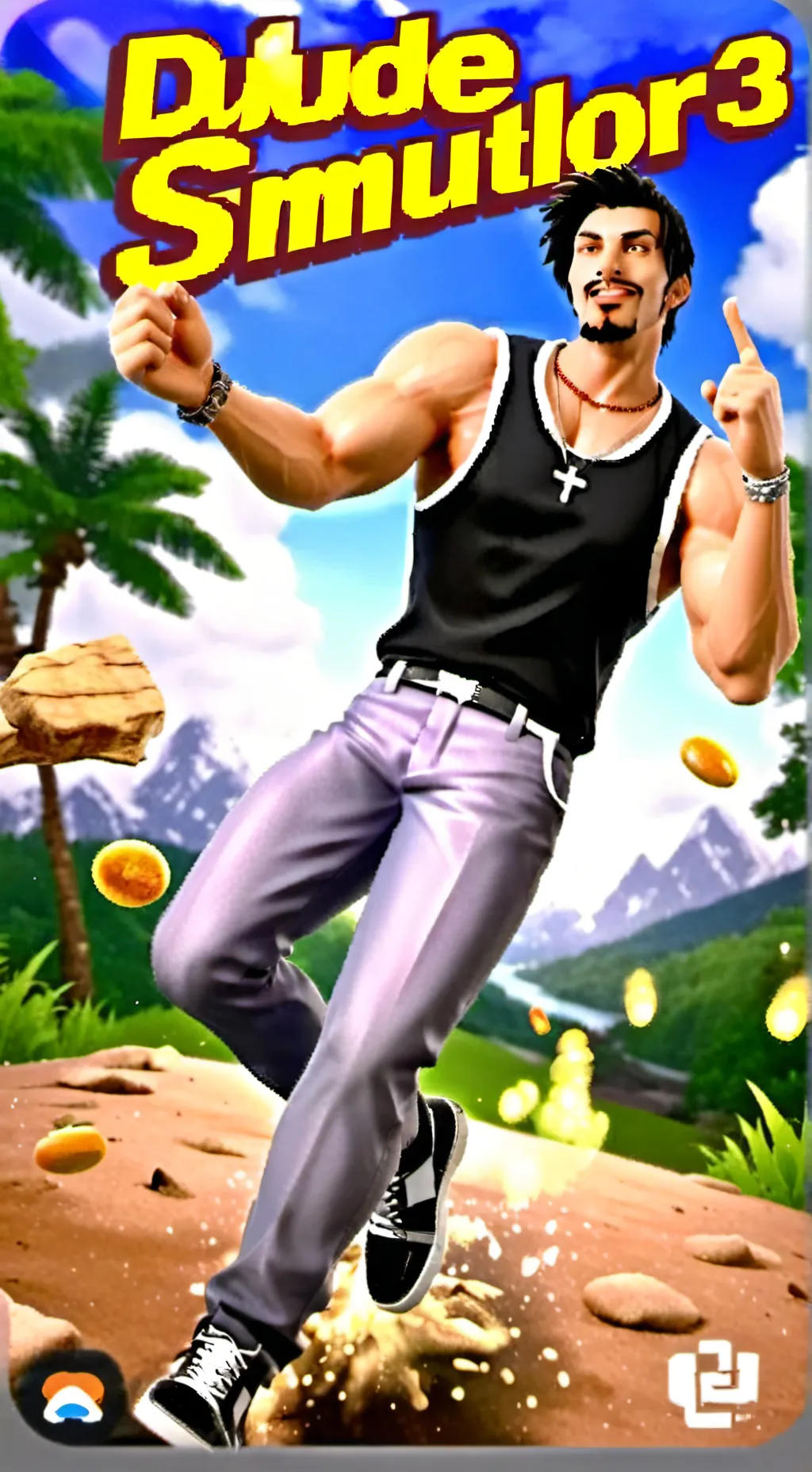 ai character: Hey Dude 3 background