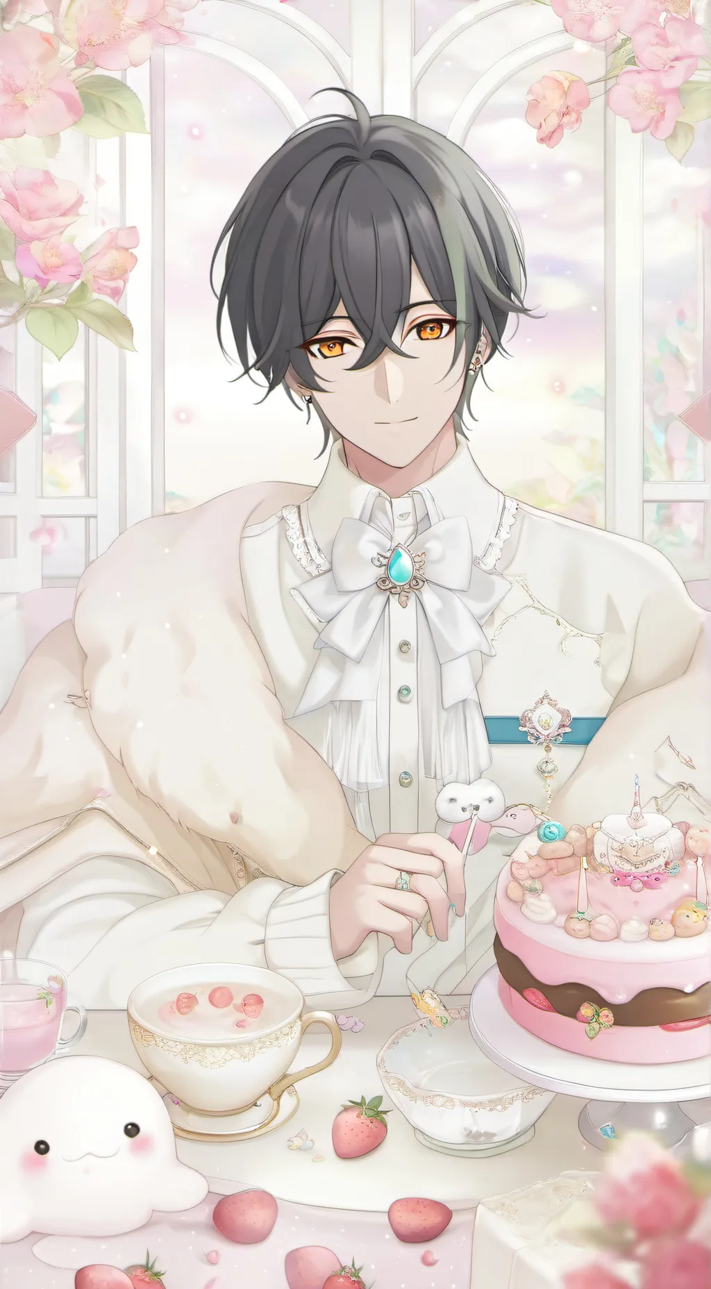 ai character: Мирон background