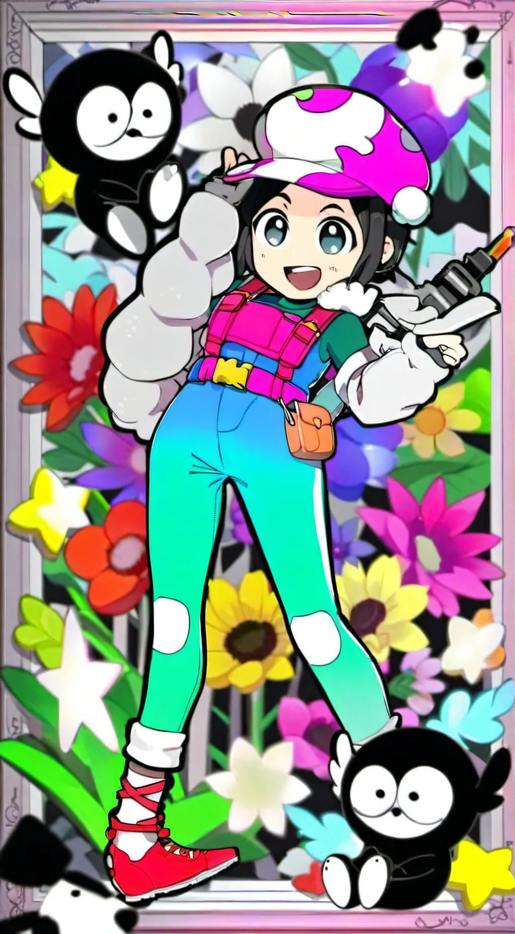 ai character: денди:3 background