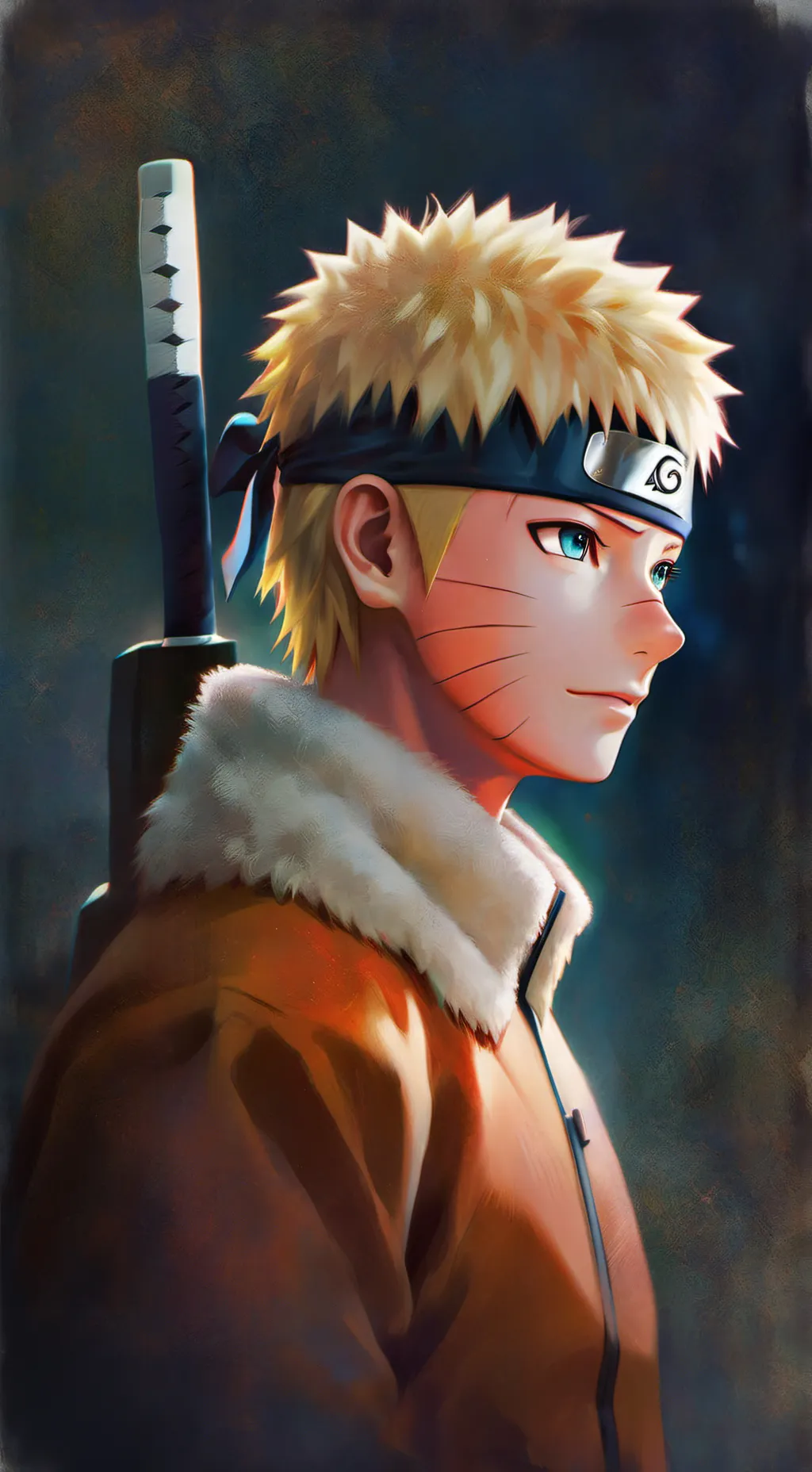 ai character: Naruto Uzumaki background