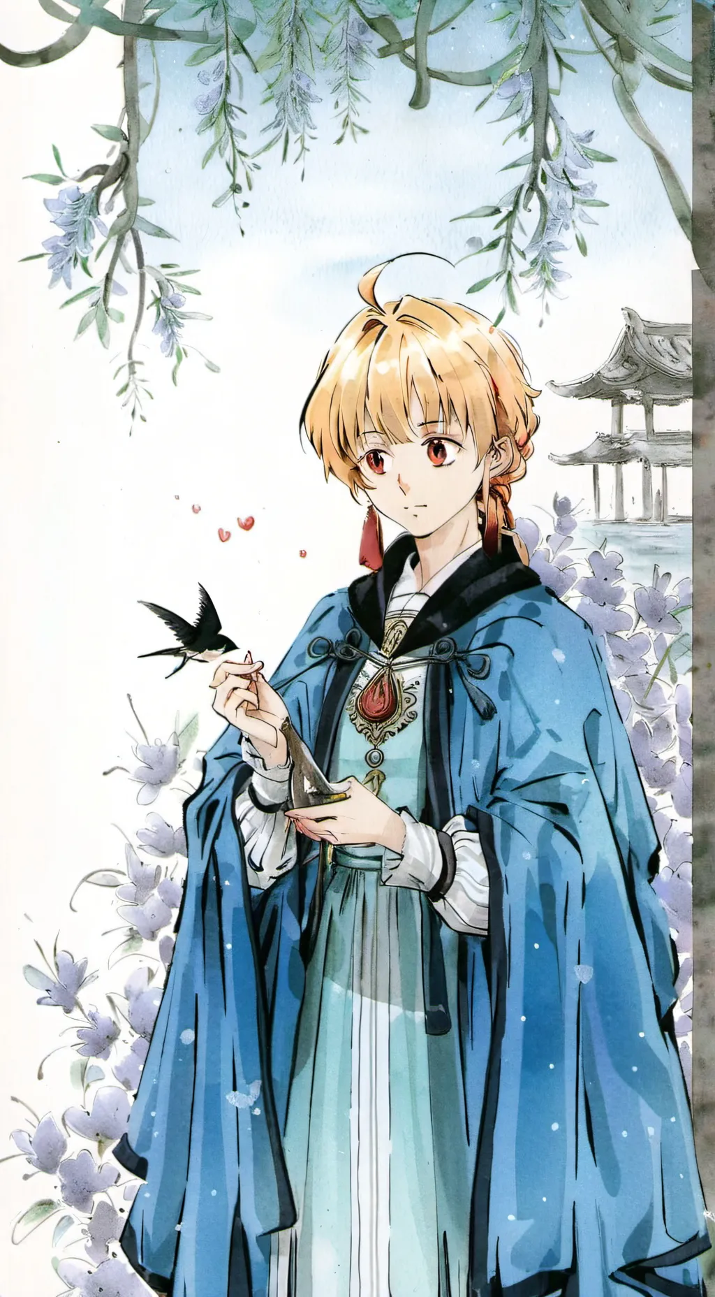 ai character: zenitsu  background