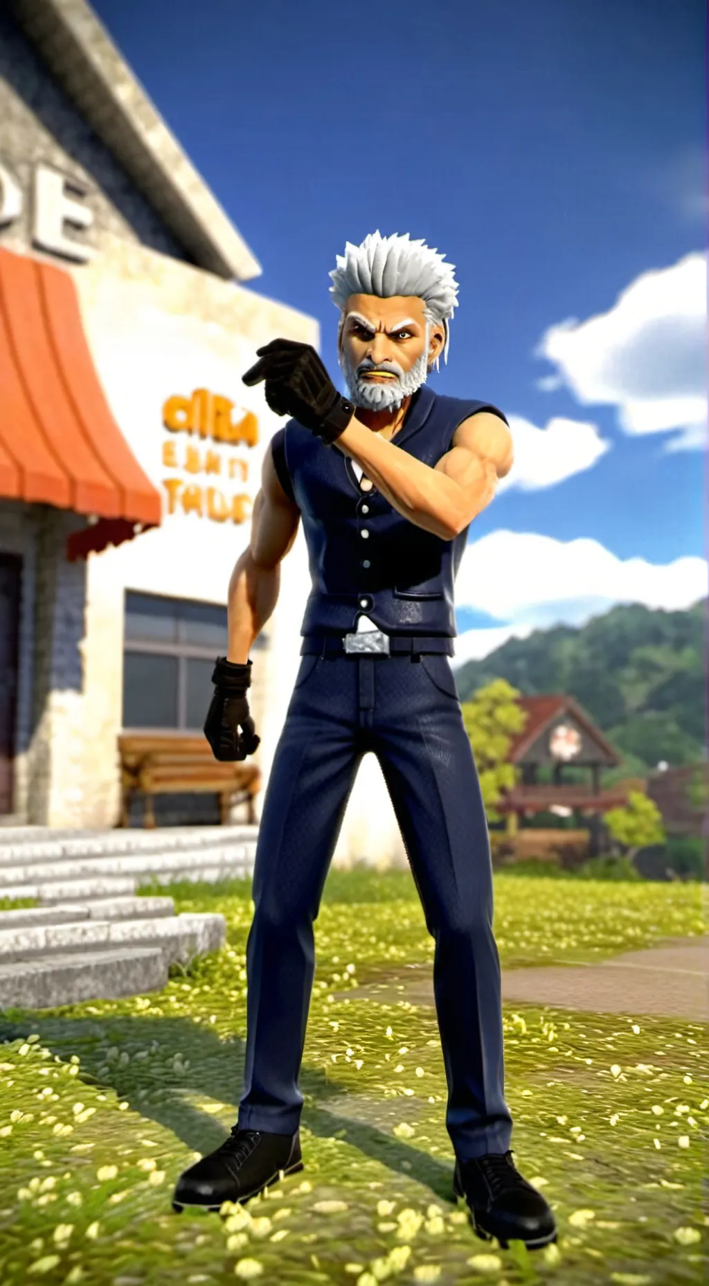 ai character: Ciruit background