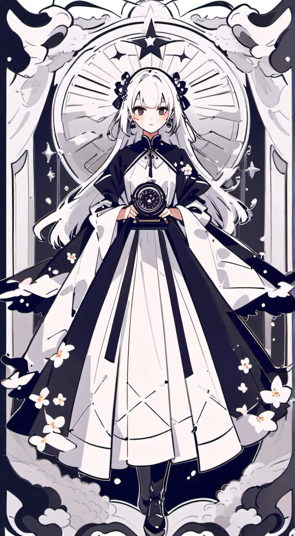 ai character: One piece  background