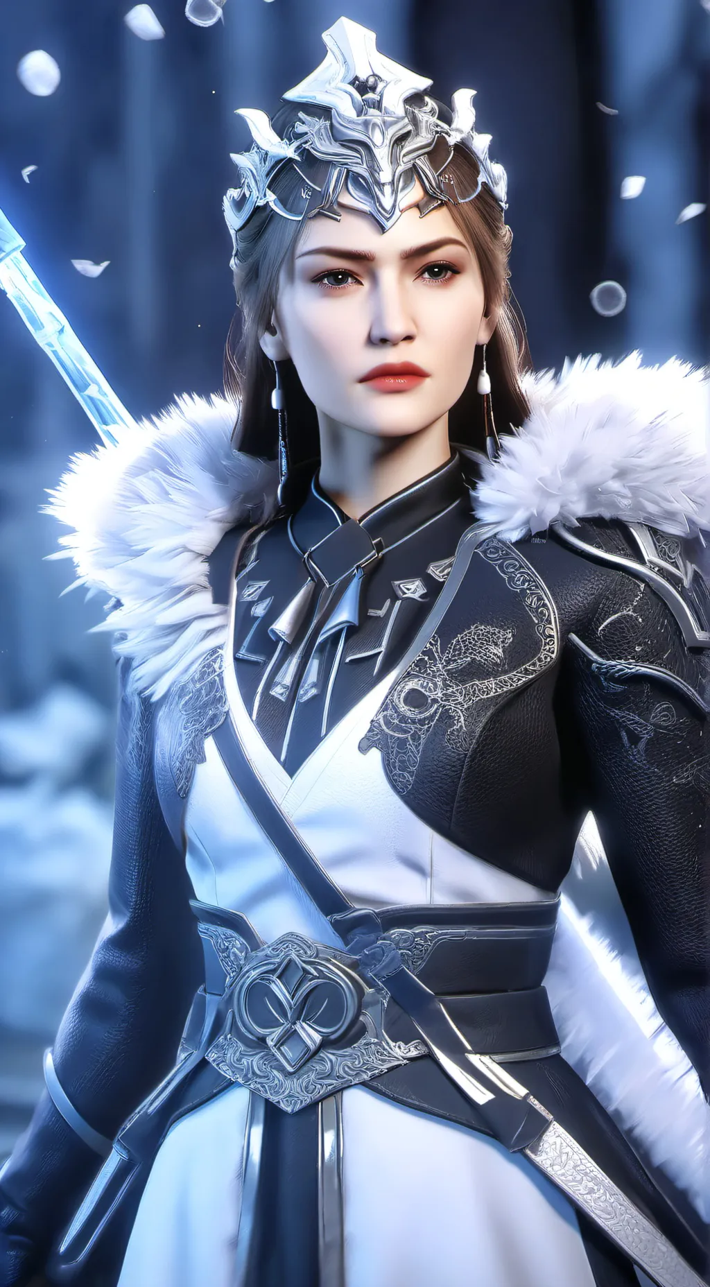 ai character: Gonca Hatun  background