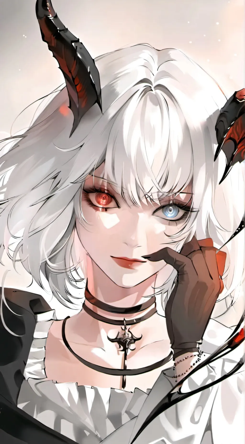 ai character: devil bone background