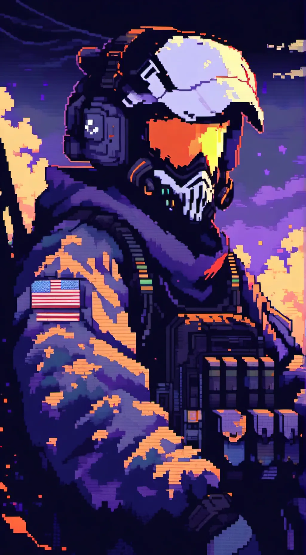 ai character: ghost  background