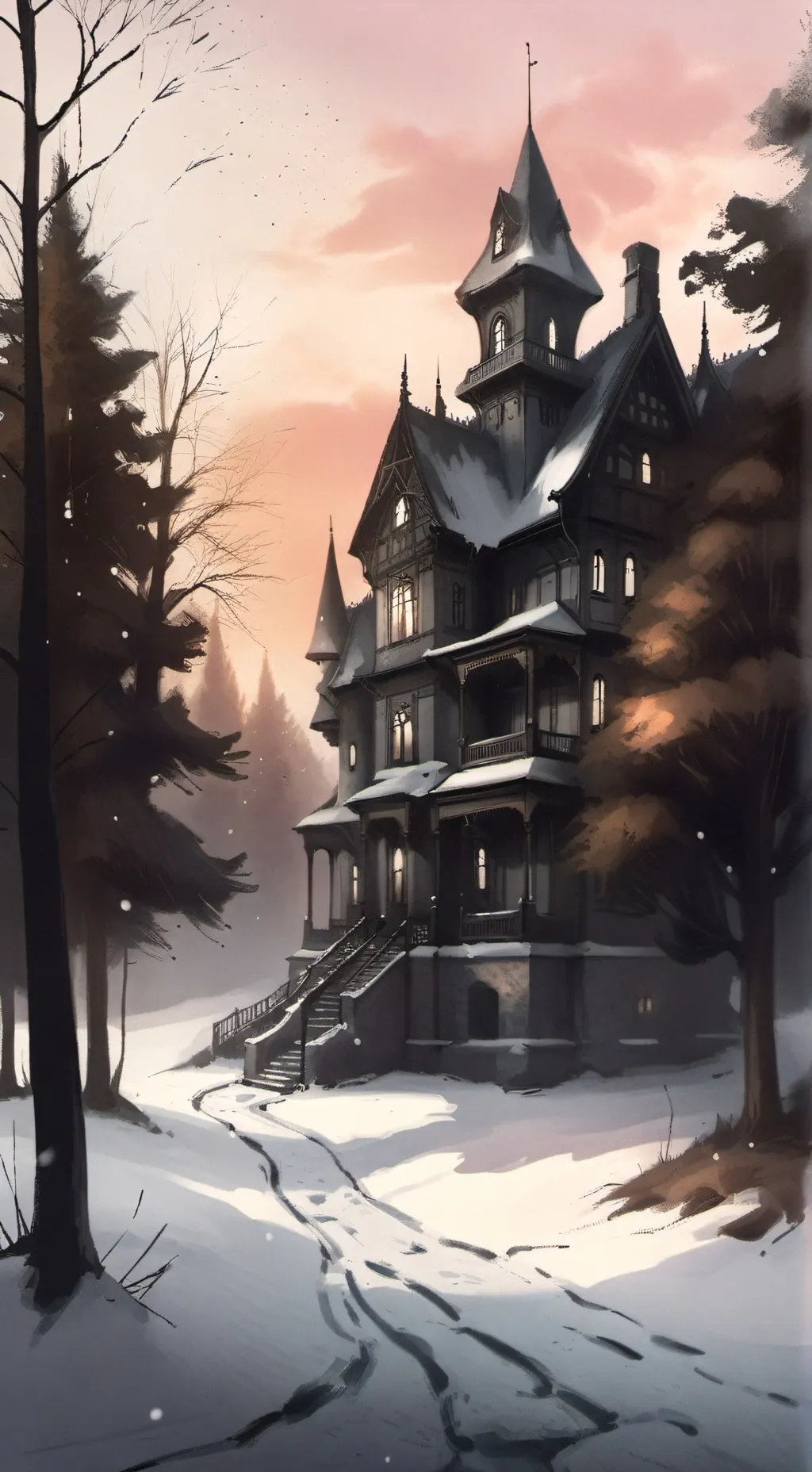 ai character: MD chilling background