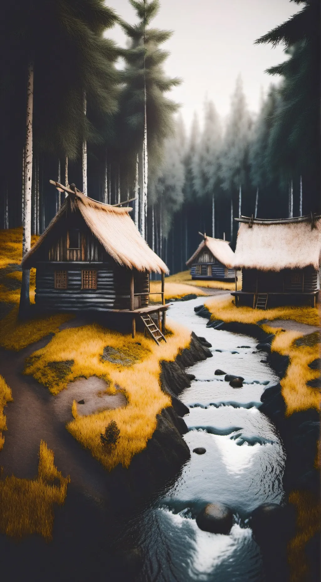 ai character: Ögenƿalen village background