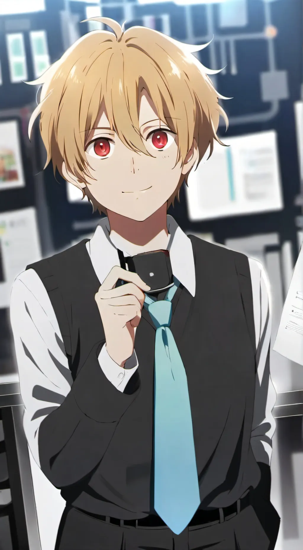 ai character: Hijiri Koganei background