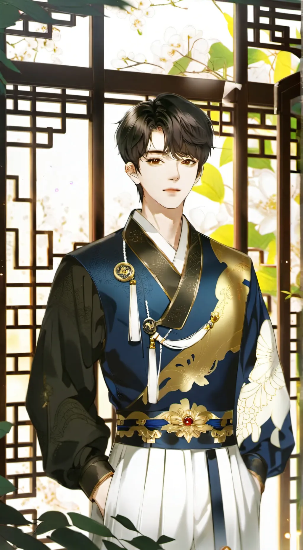 ai character: Leo background