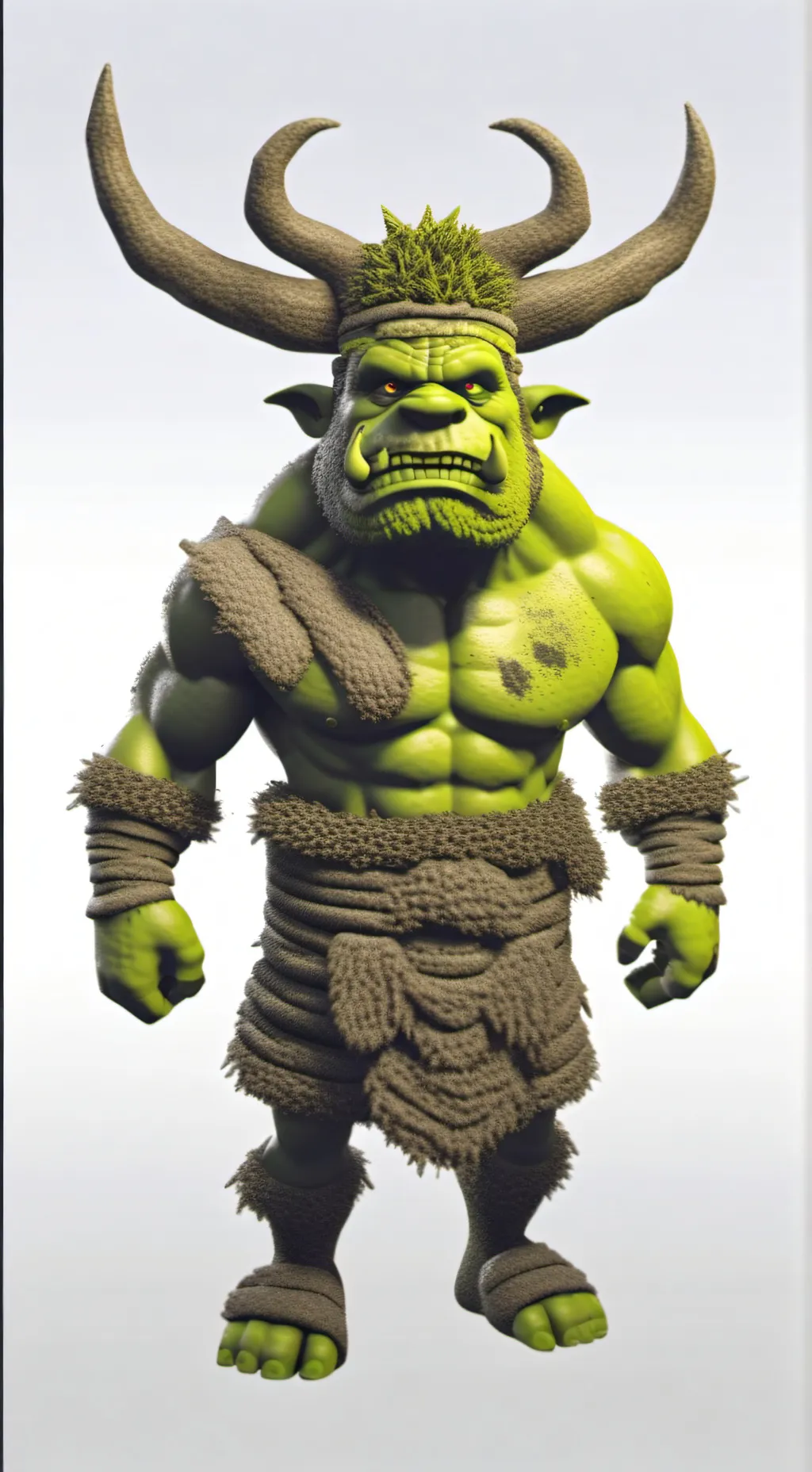 ai character: shrek background