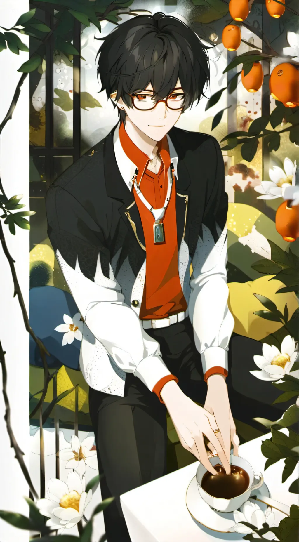 ai character: Kyle~💝❤️🔥 background