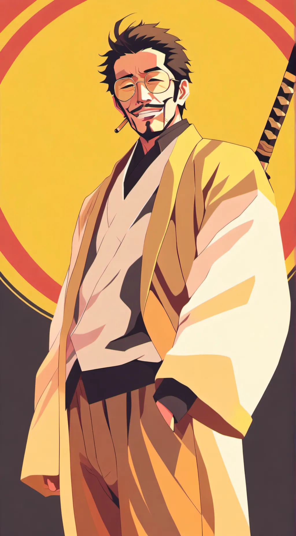 ai character: kizaru  background