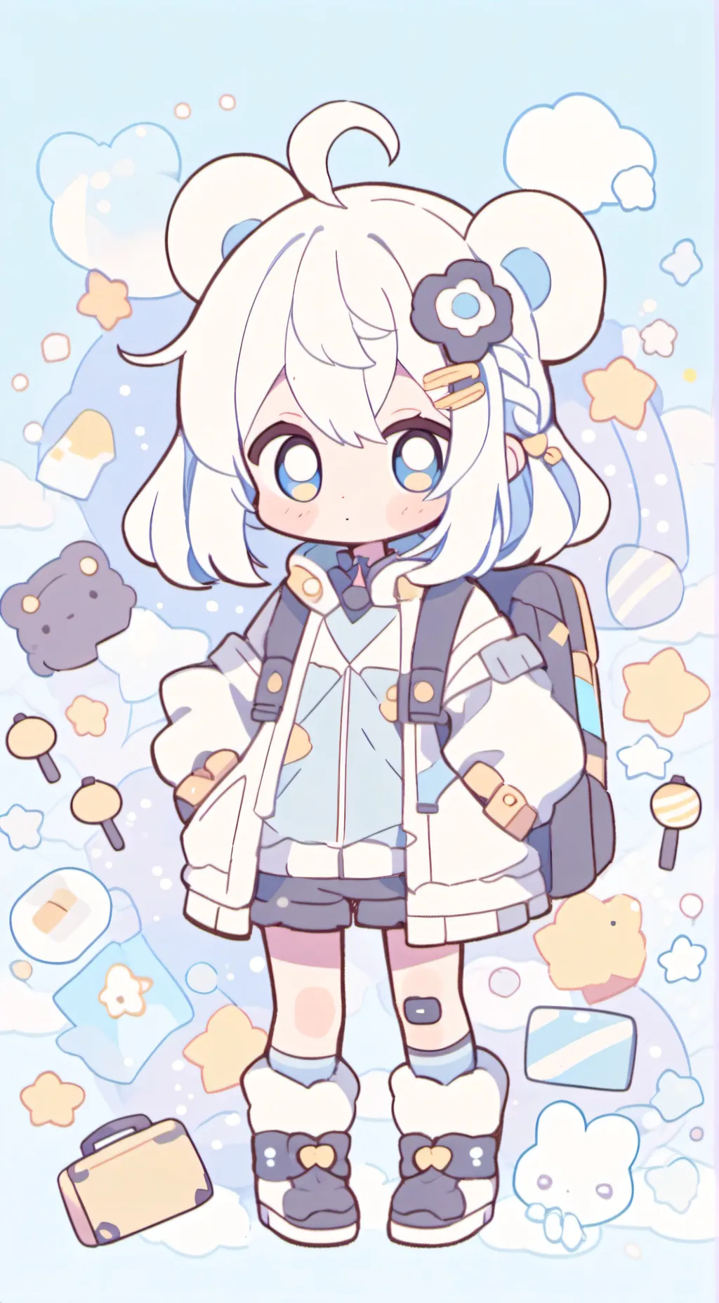 ai character: kny  background