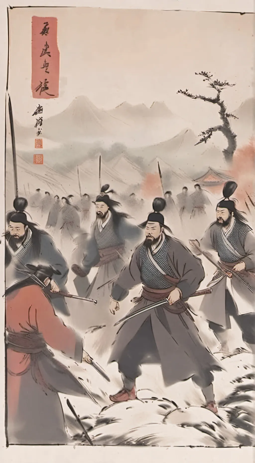 ai character: Tropa chinesa background