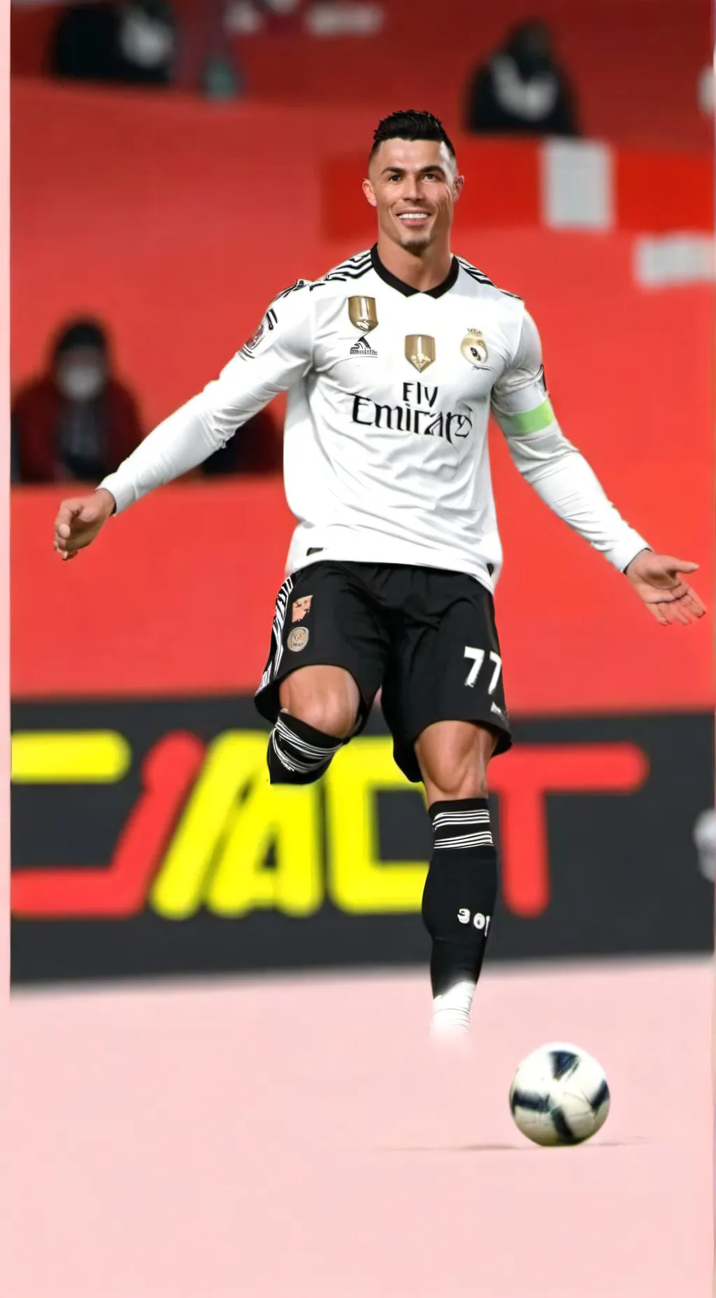 ai character: ronaldo  background