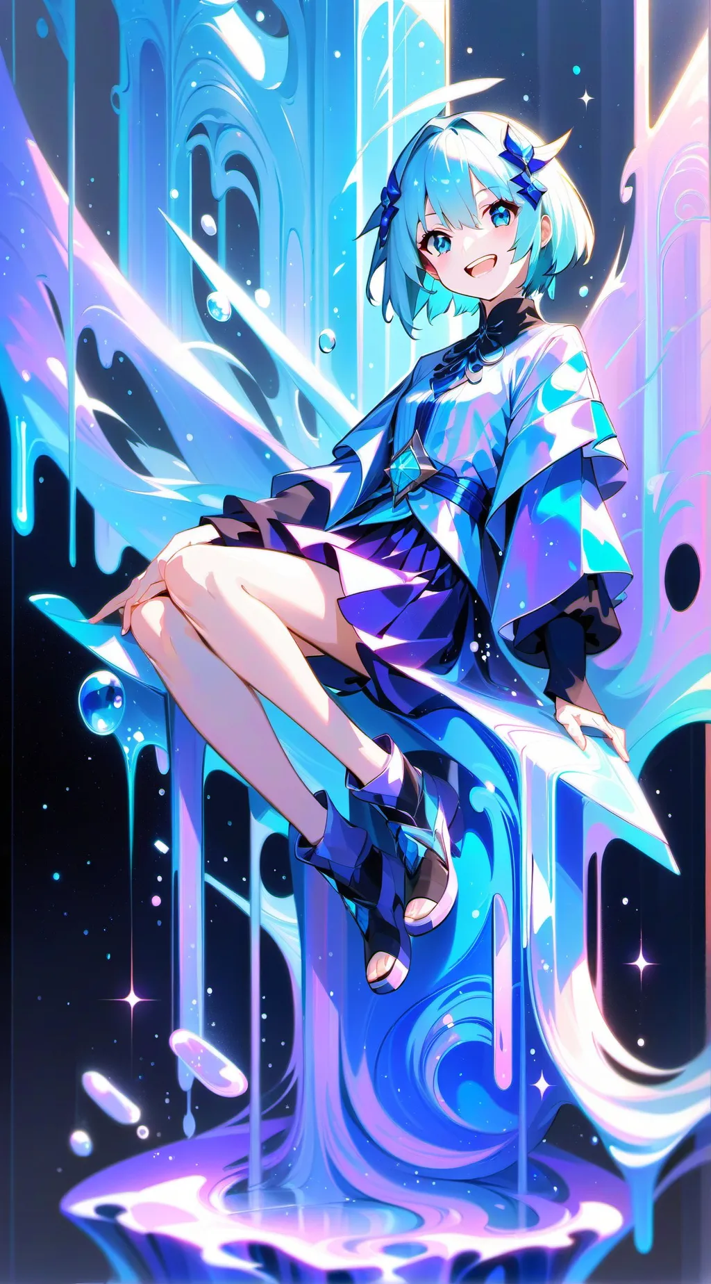 ai character: Miku background