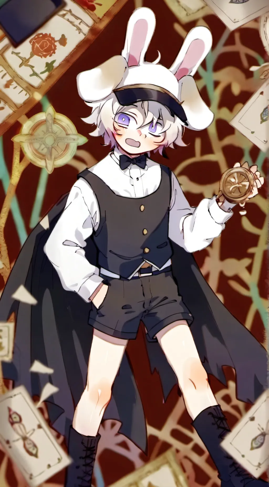 ai character: jewellerybox background