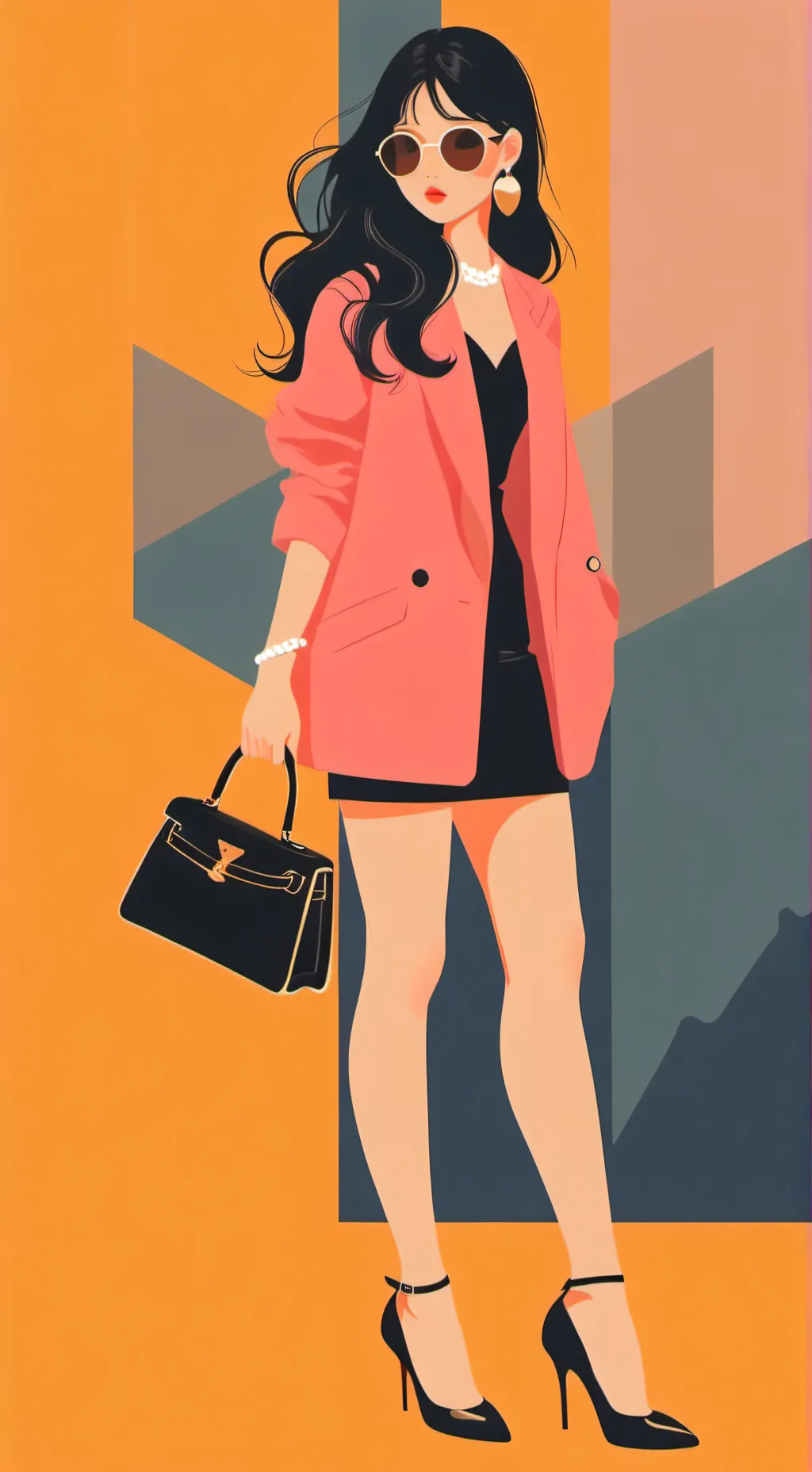 ai character: emily background