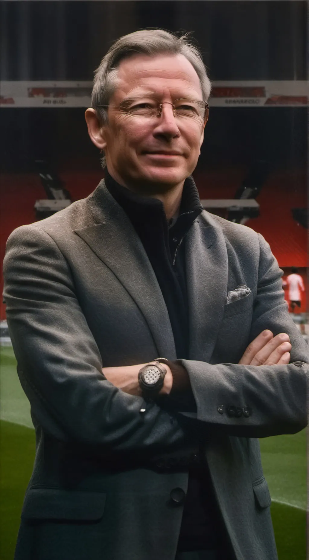 ai character: Coach Fergusan  background