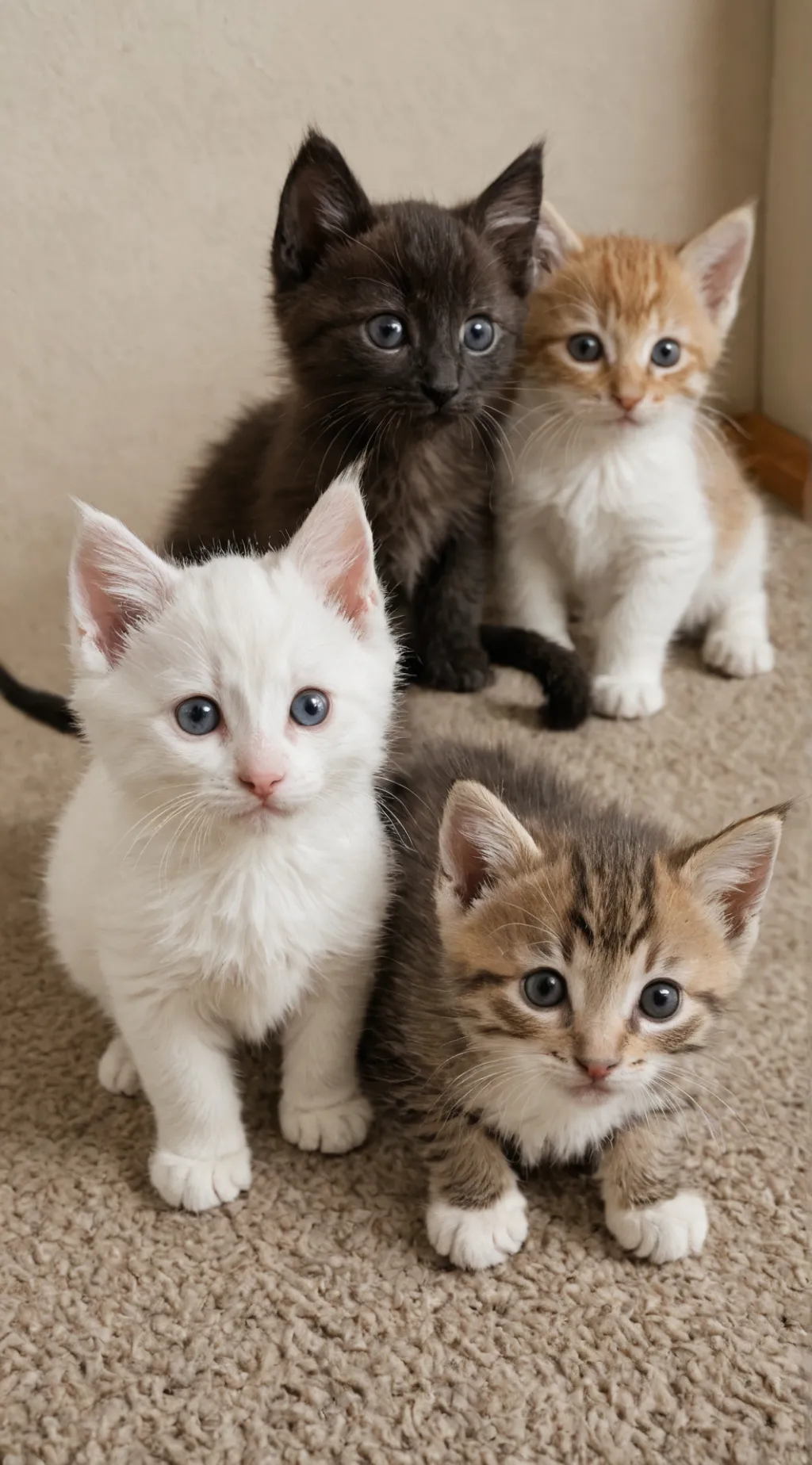 ai character: Kittens background