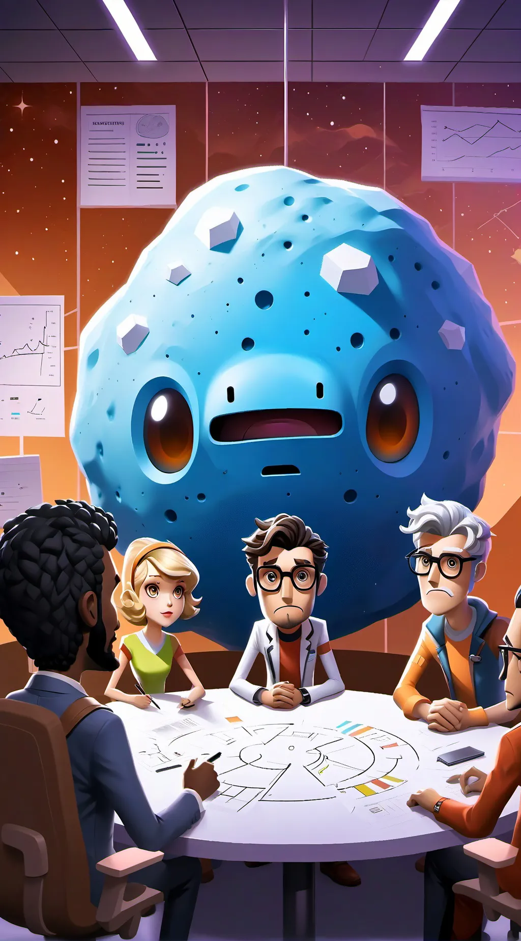 ai character: Among us background