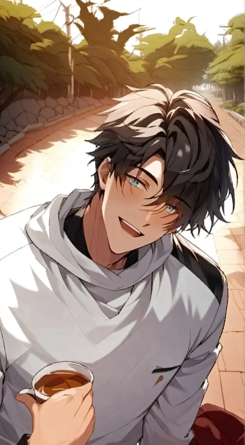 ai character: Angel  background