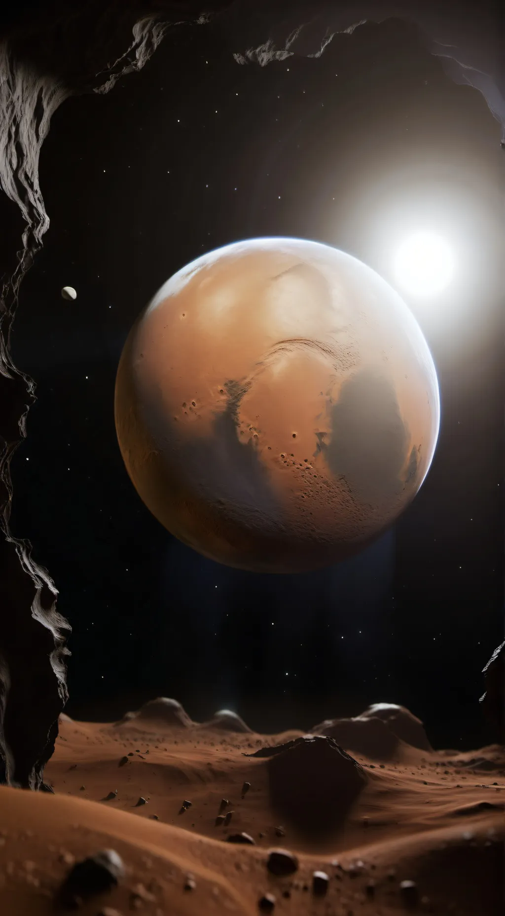 ai character: mars background