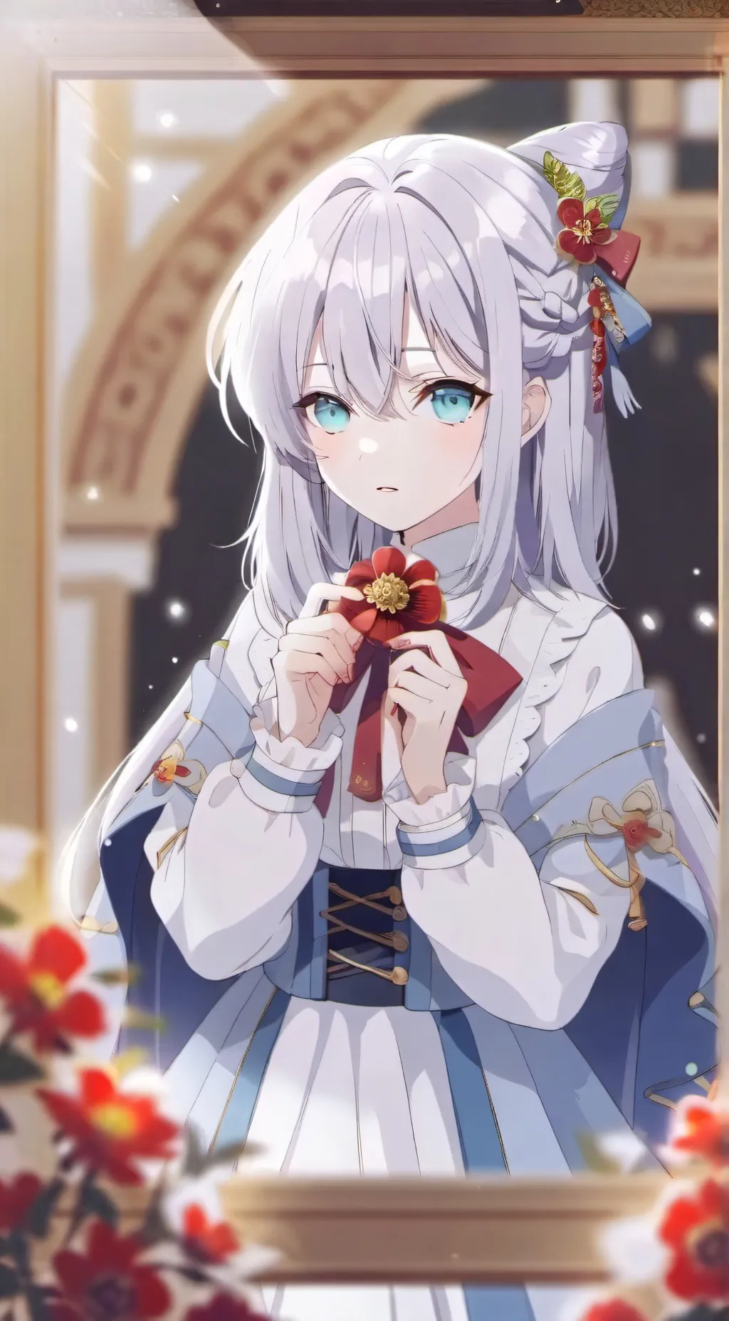 ai character: Alya hipnotizada background