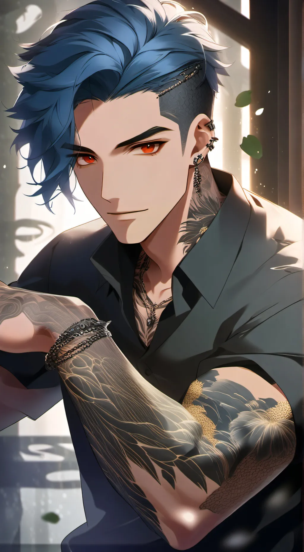 ai character: Nik background