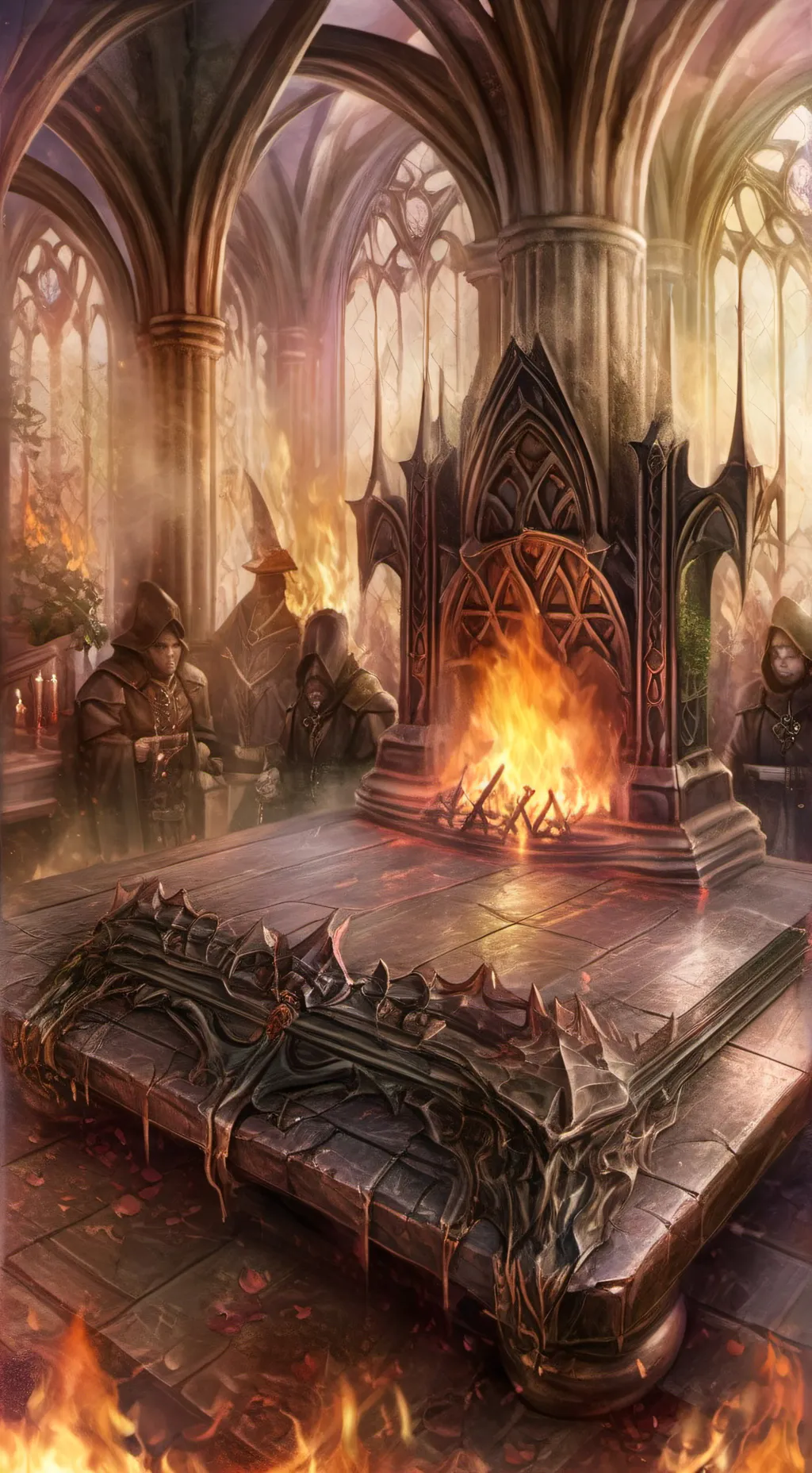 ai character: Hell background