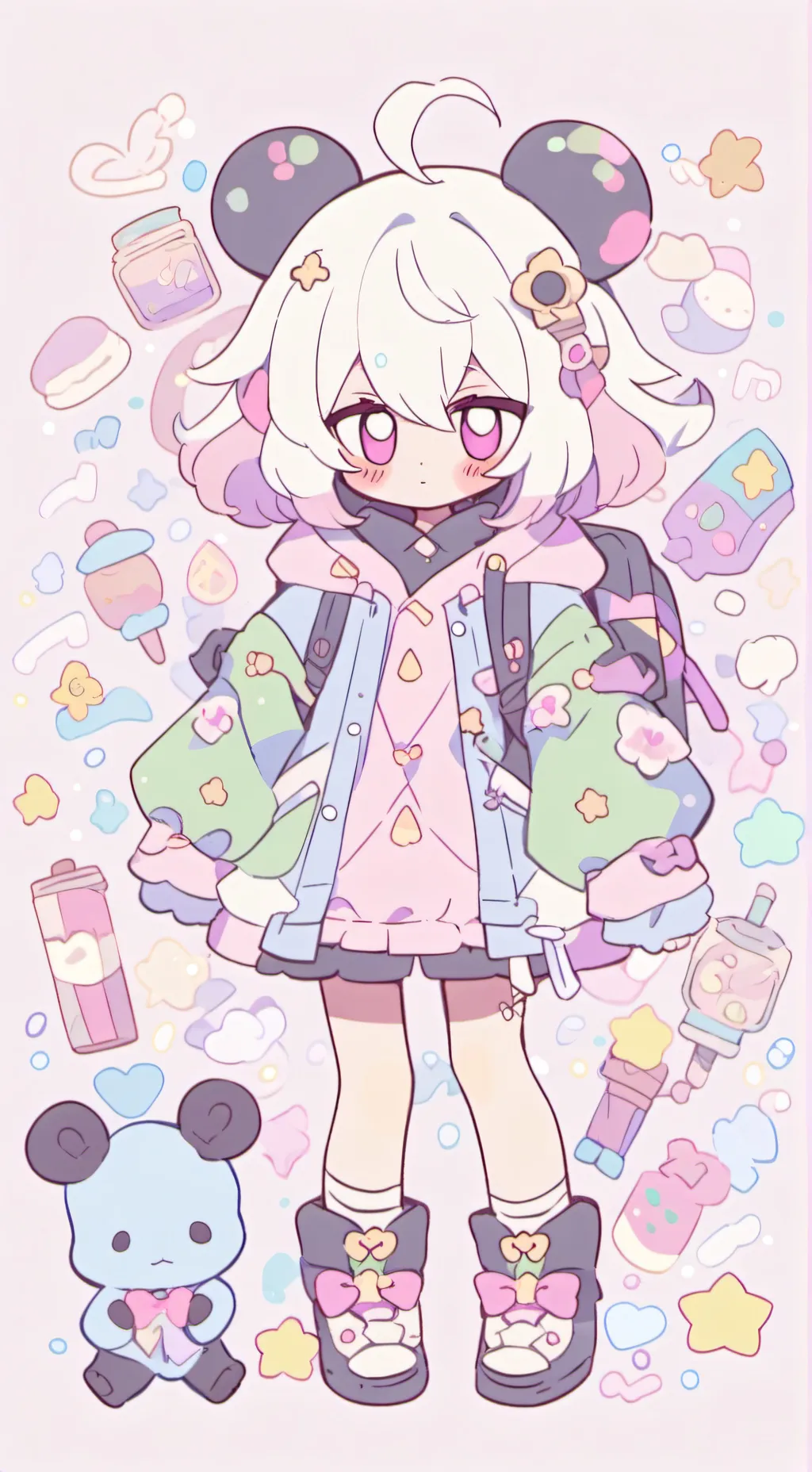 ai character: colombia fem background