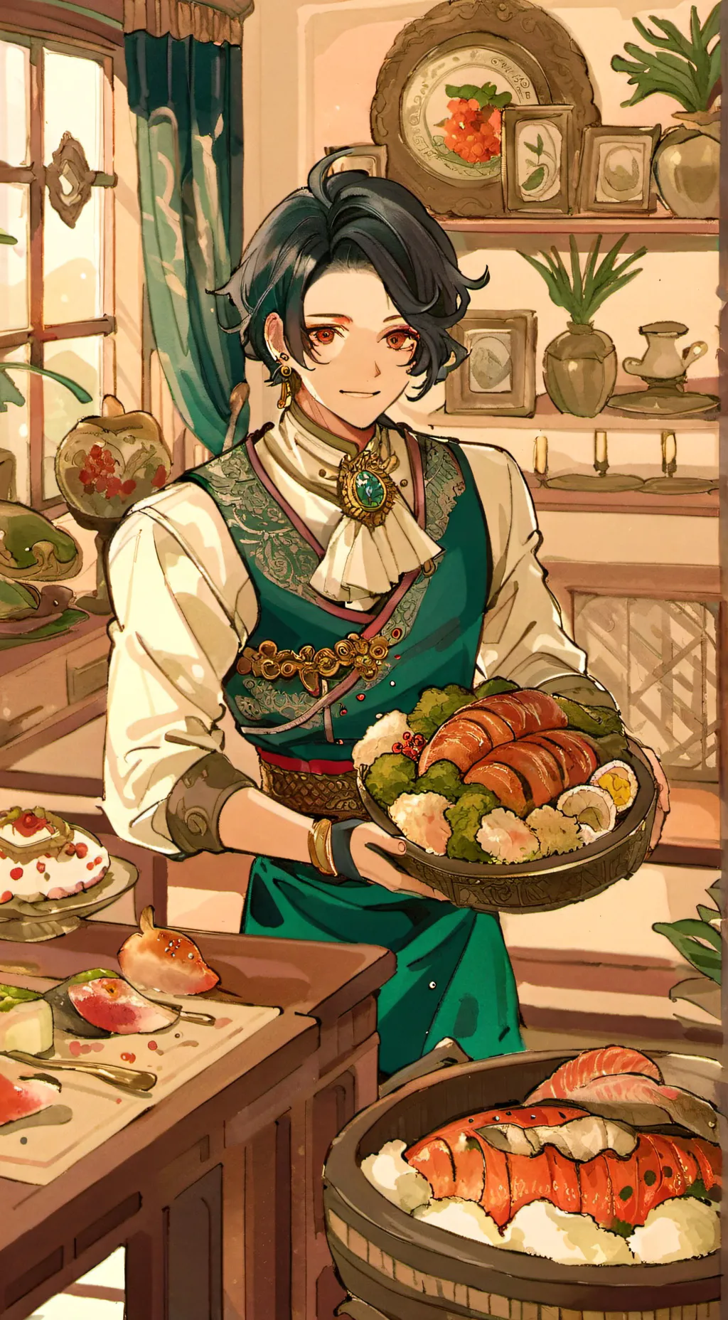 ai character: MHA SLEEPOVER background