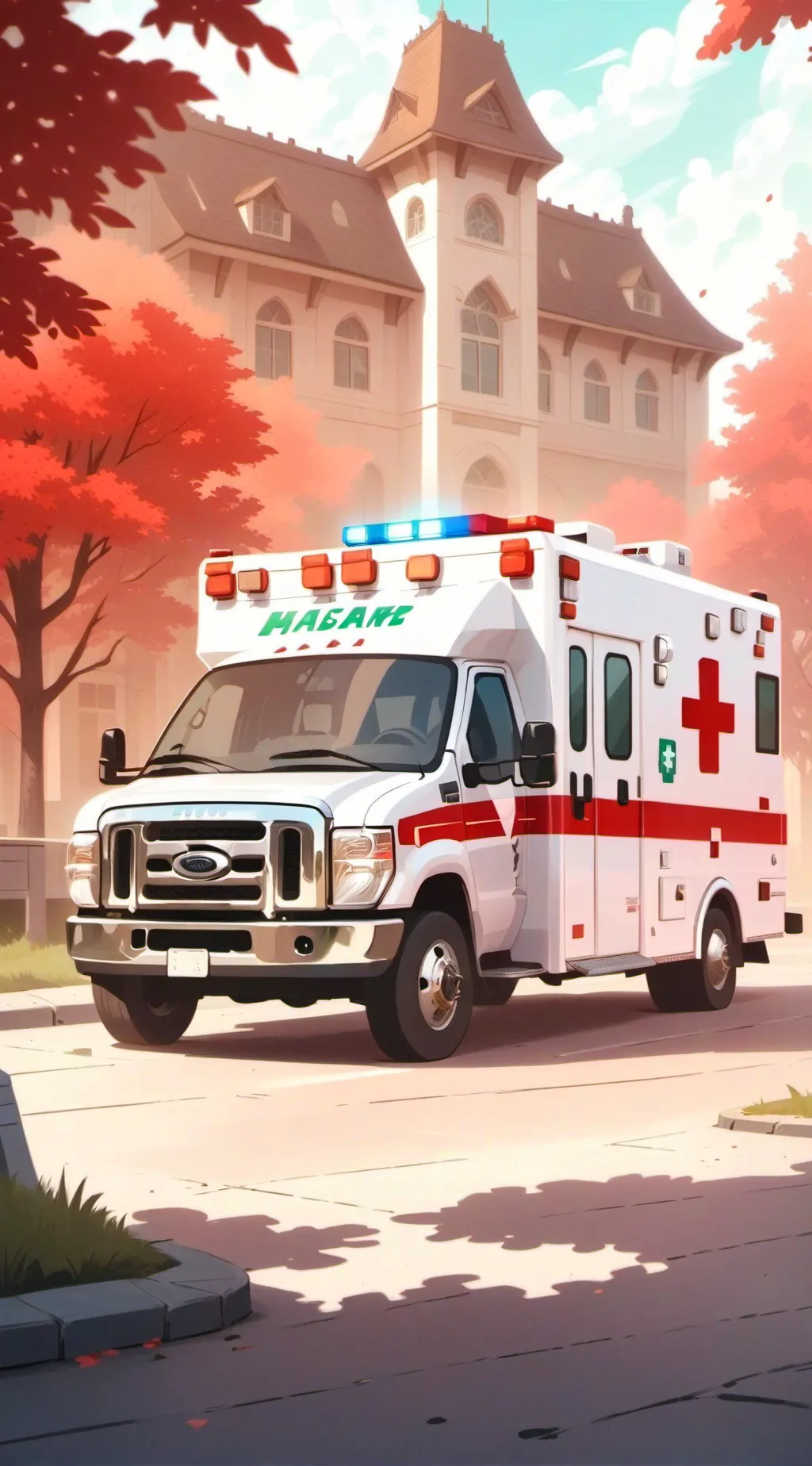 ai character: MHA worked hospita background