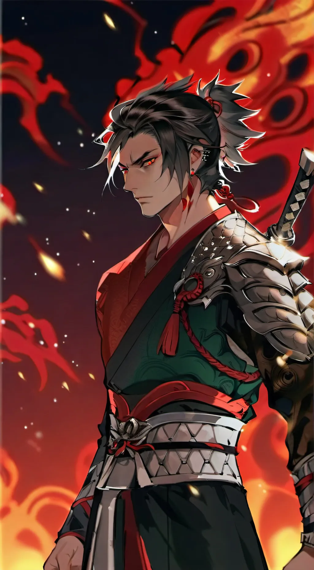 ai character: Kchyokio Haruto background