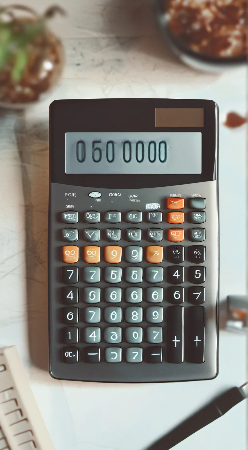 ai character: Calculator background