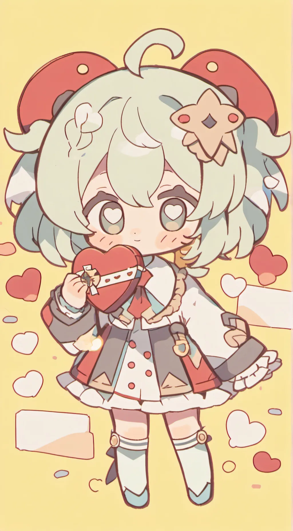 ai character: 😊Yandares❤ background