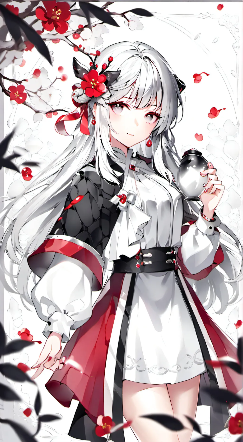 ai character: Demon slayer  background