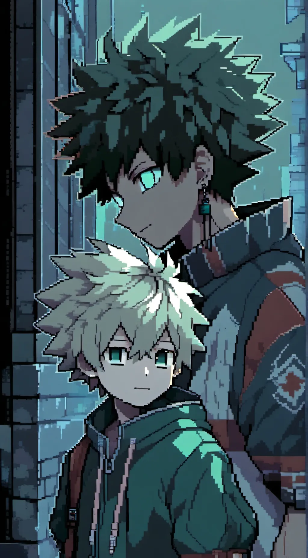 ai character: bakudeku hija background