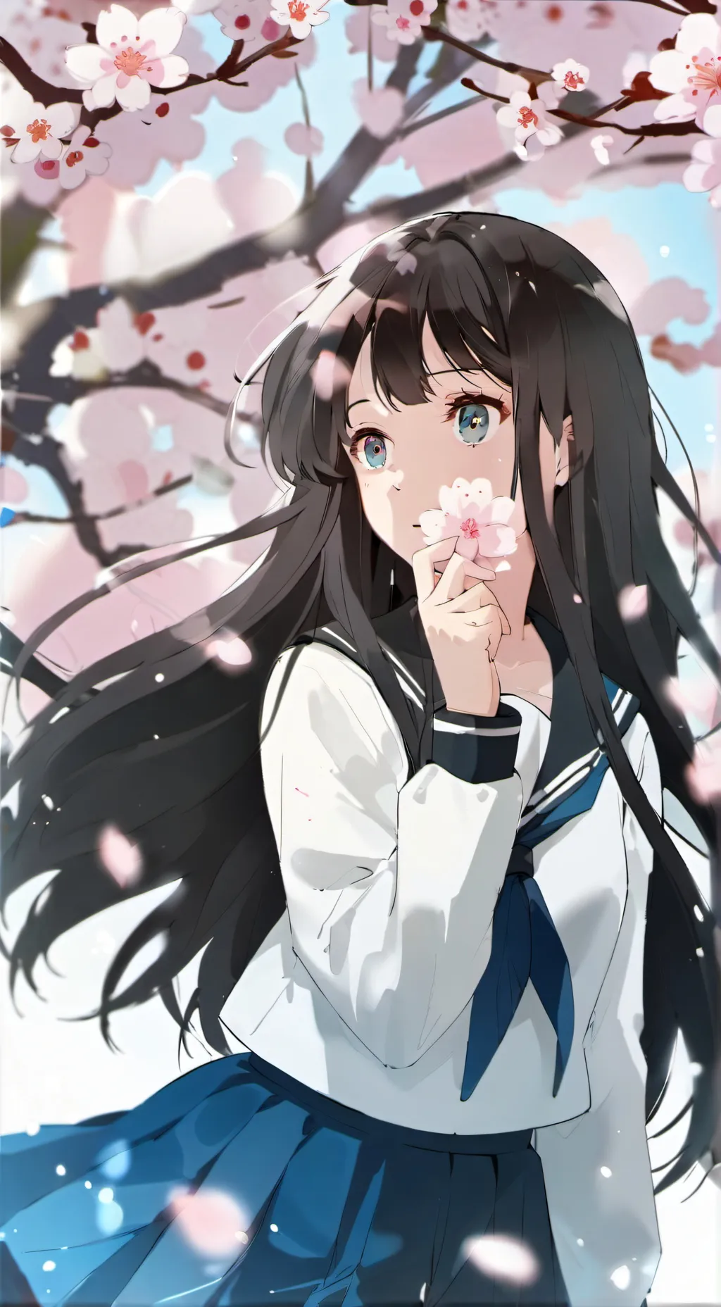 ai character: Sakura background