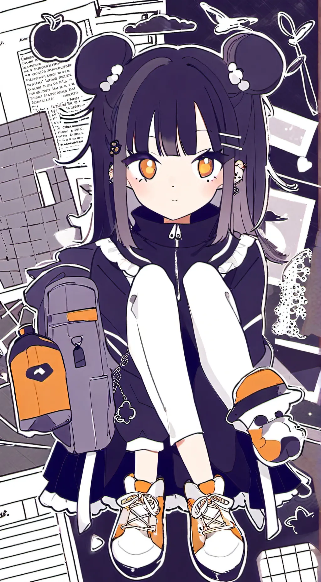 ai character: gram pacer test background