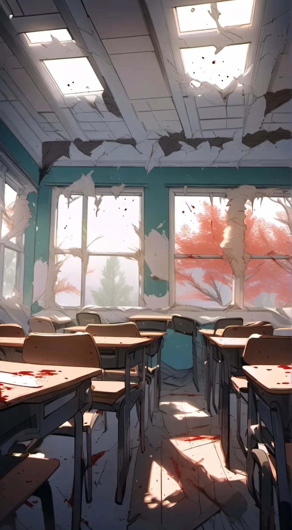 ai character: shooting 《MHA》 background