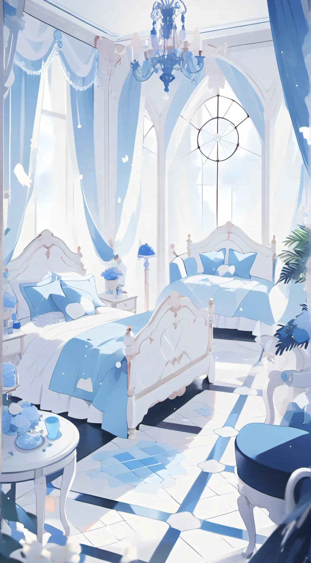 ai character: squid game w/ bini background