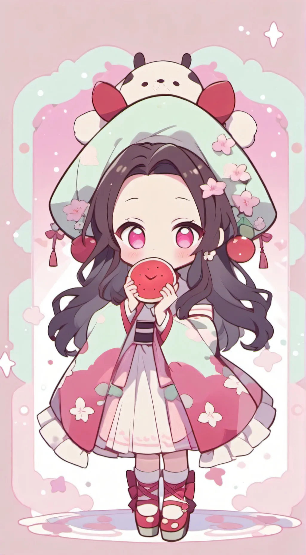 ai character: nezuko  background