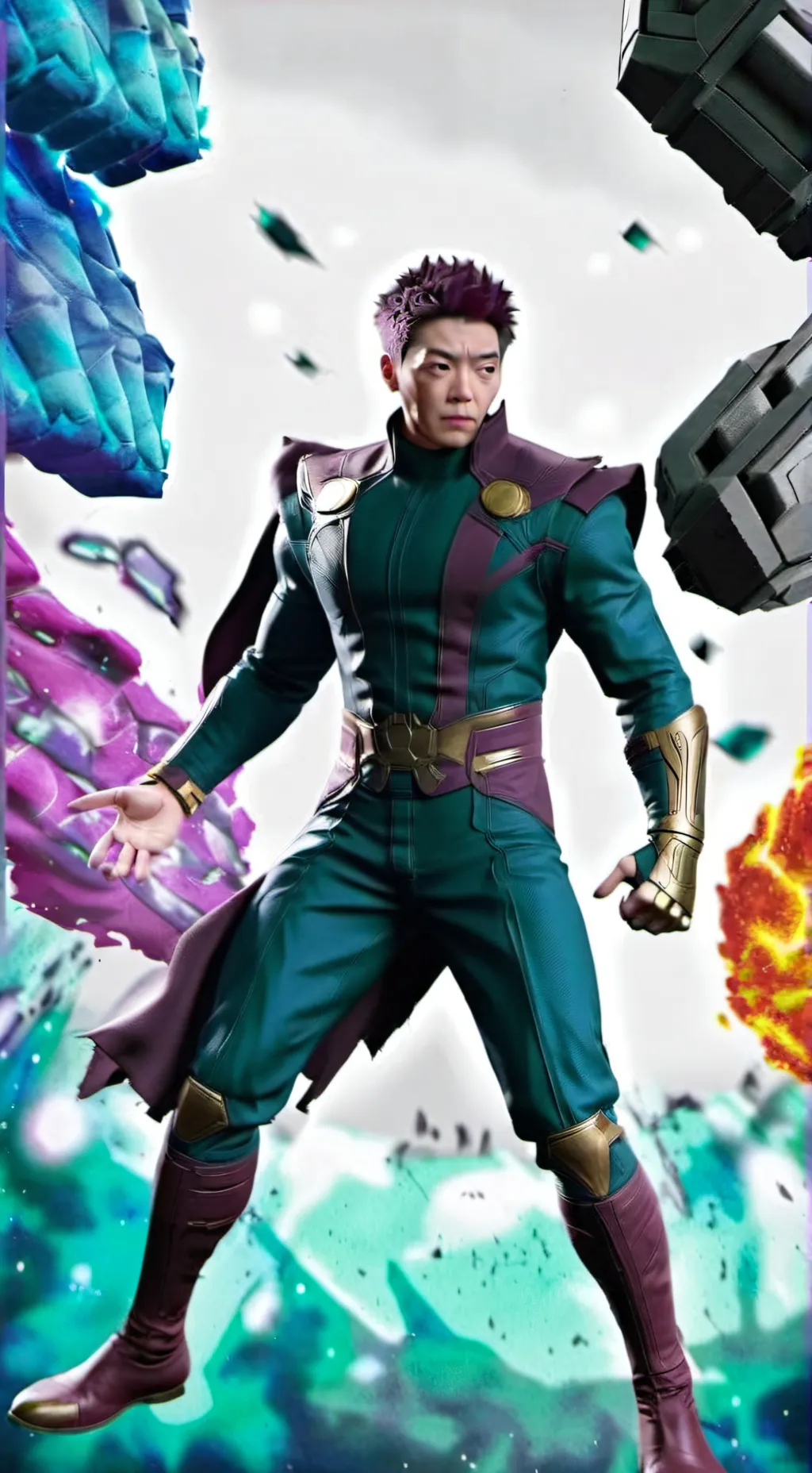 ai character: Thanos background