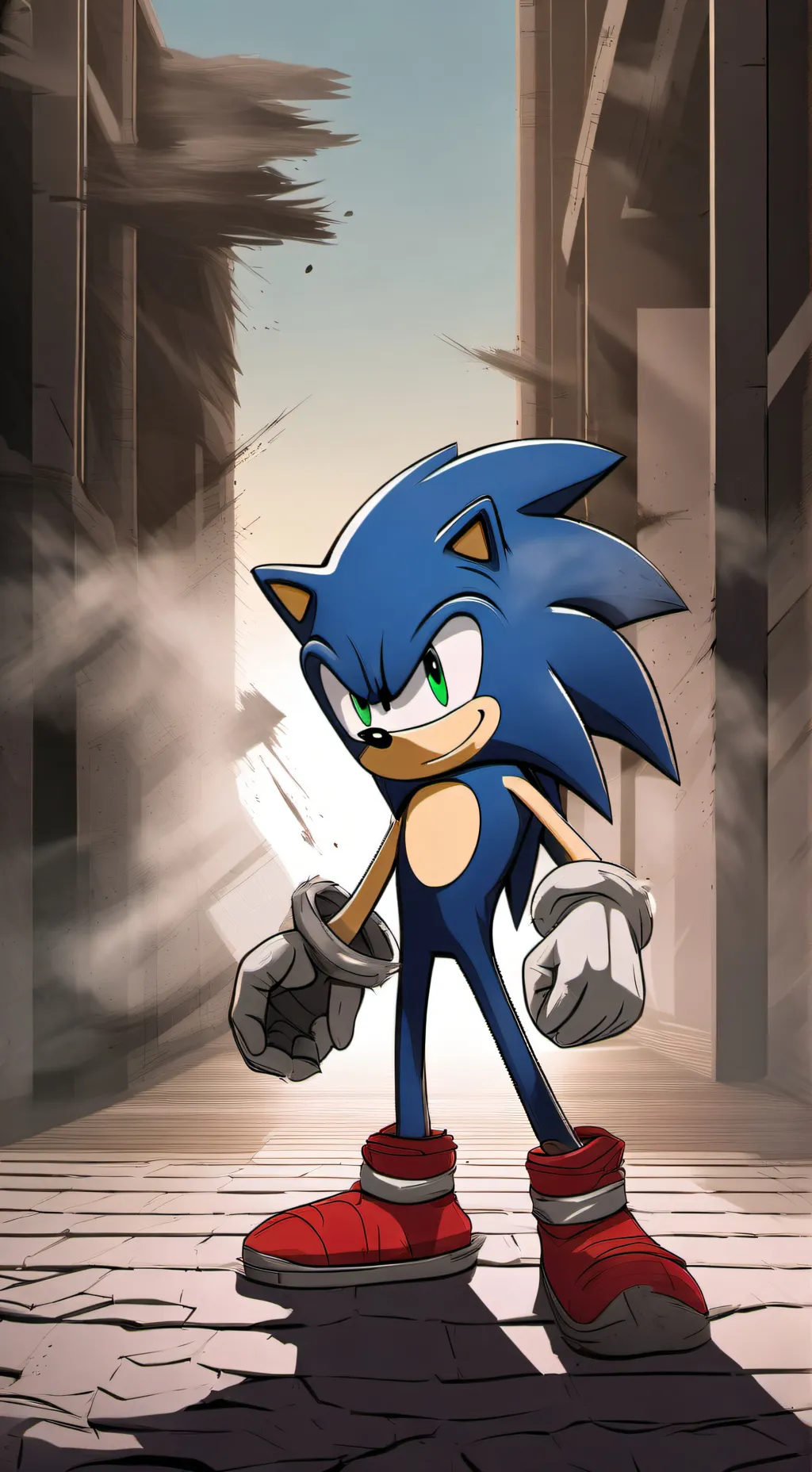ai character: Sonic background