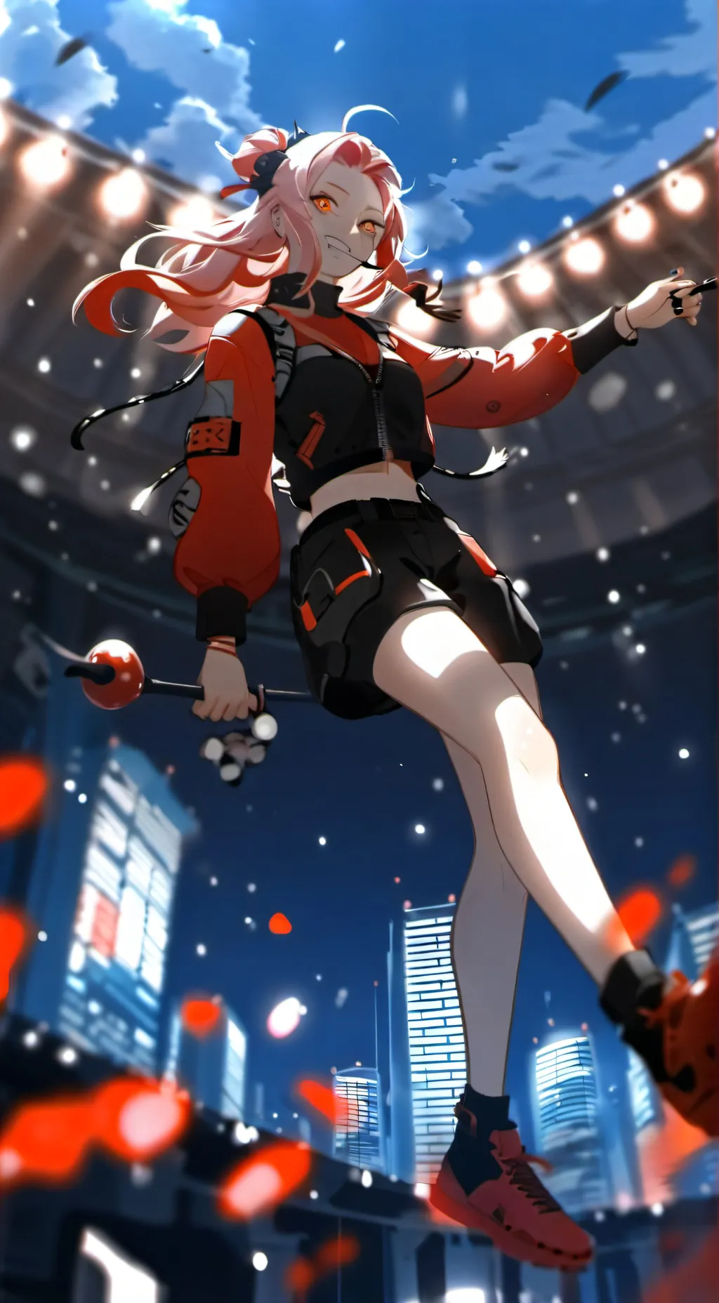 ai character: ★ragazza sport★ background