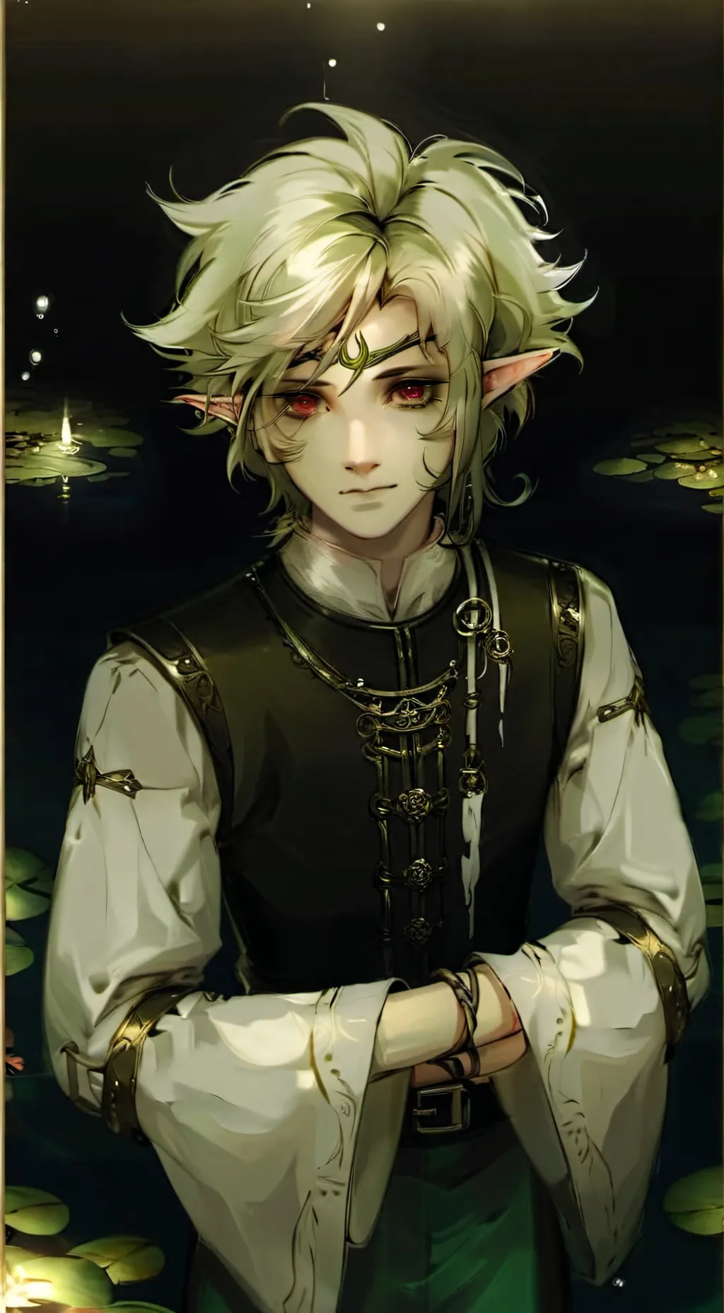 ai character: Ben drowned  background