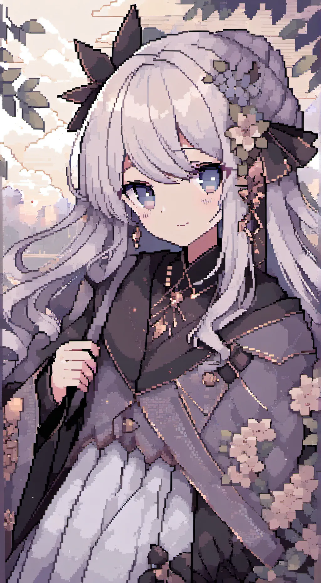 ai character: monica background